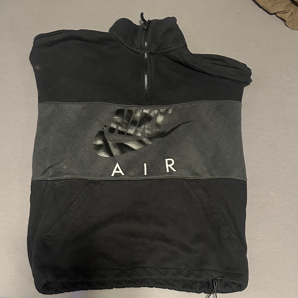 Nike Black and Gray Air Pullover